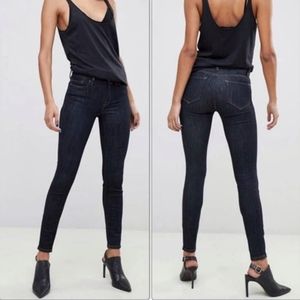 All Saints Jeans Grace Dark Wash Skinny